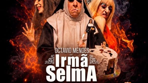 Cartaz do show Irmã Selma, de Octávio Mendes, em Santo André