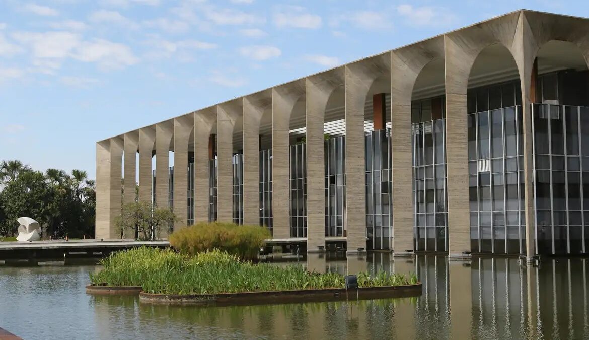 Fachada do Palácio do Itamaraty em Brasília
