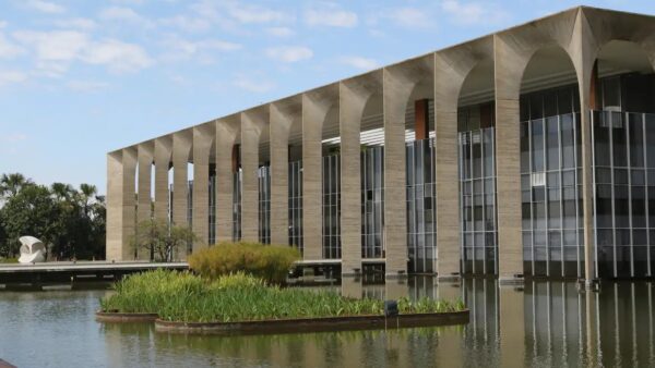 Fachada do Palácio do Itamaraty em Brasília