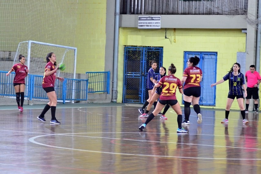 Handebol feminino de Diadema. Foto: Prefeitura de Diadema / Angie Shiguihara