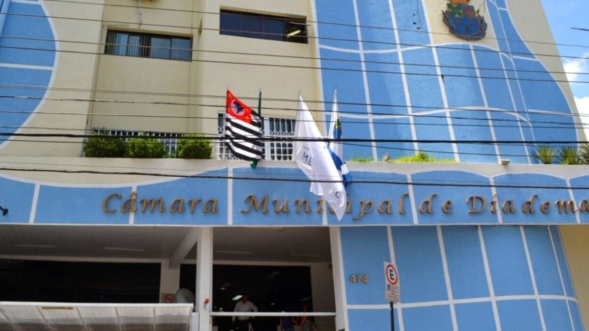 Fachada da Câmara Municipal de Diadema