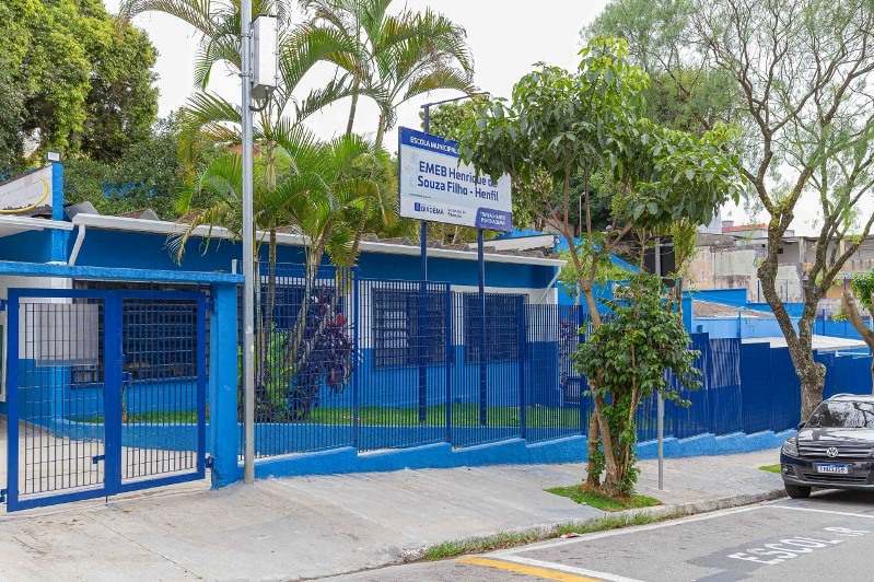 Escola municipal Henfil é entregue reformada em Diadema com investimento de R$ 1 milhão