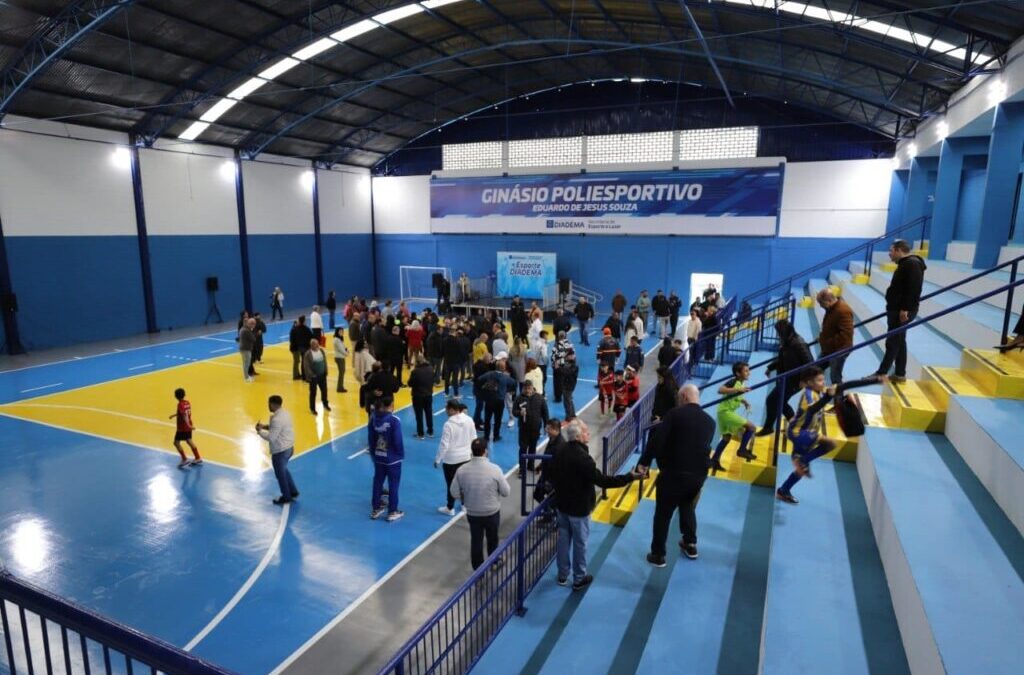 Prefeitura de Diadema entrega Ginásio Poliesportivo do Campanário reformado