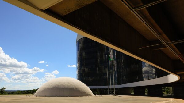 Vista da sede do Tribunal Superior Eleitoral (TSE) em Brasília