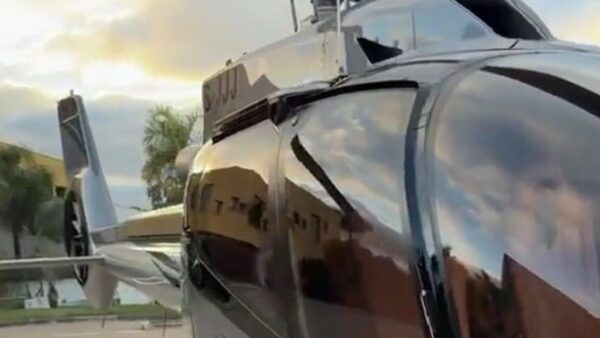 Helicóptero Airbus EC130 T2 apreendido pela Polícia Civil de São Paulo em operação contra jogos ilegais