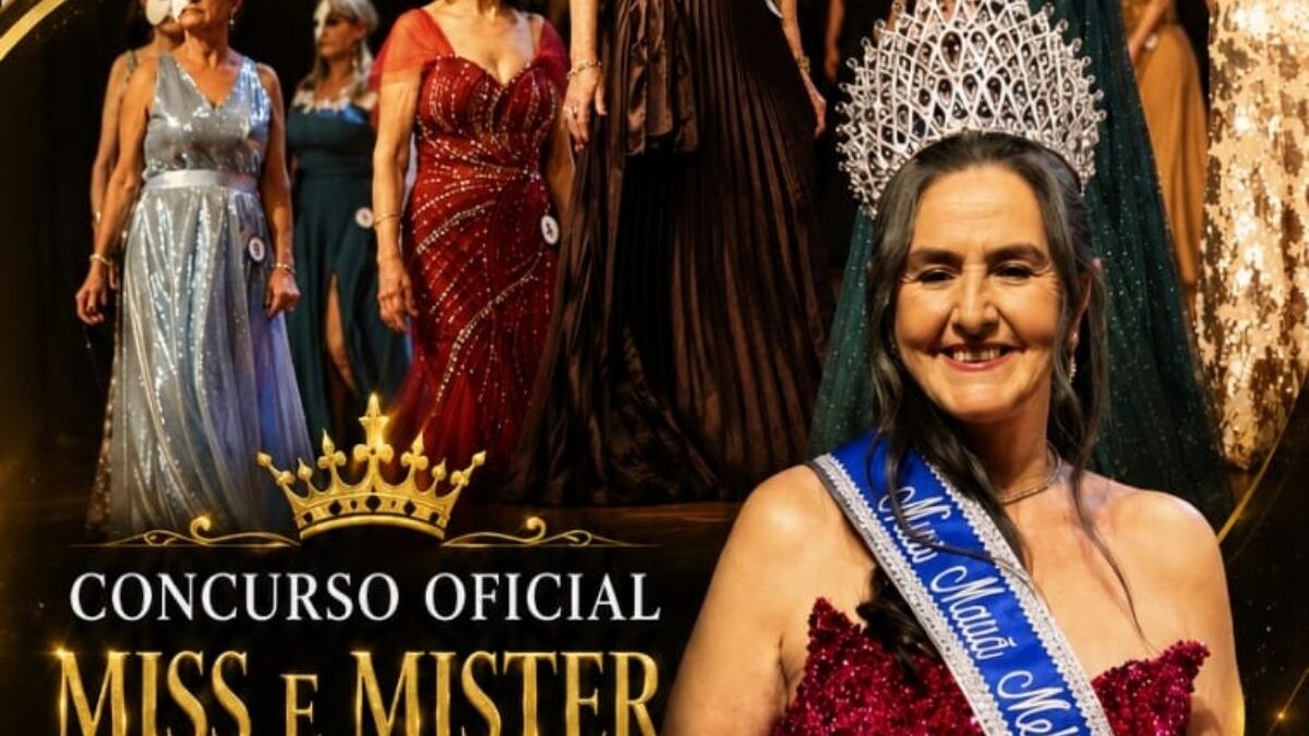 Vencedora do concurso Miss Mauá Melhor Idade em edição anterior