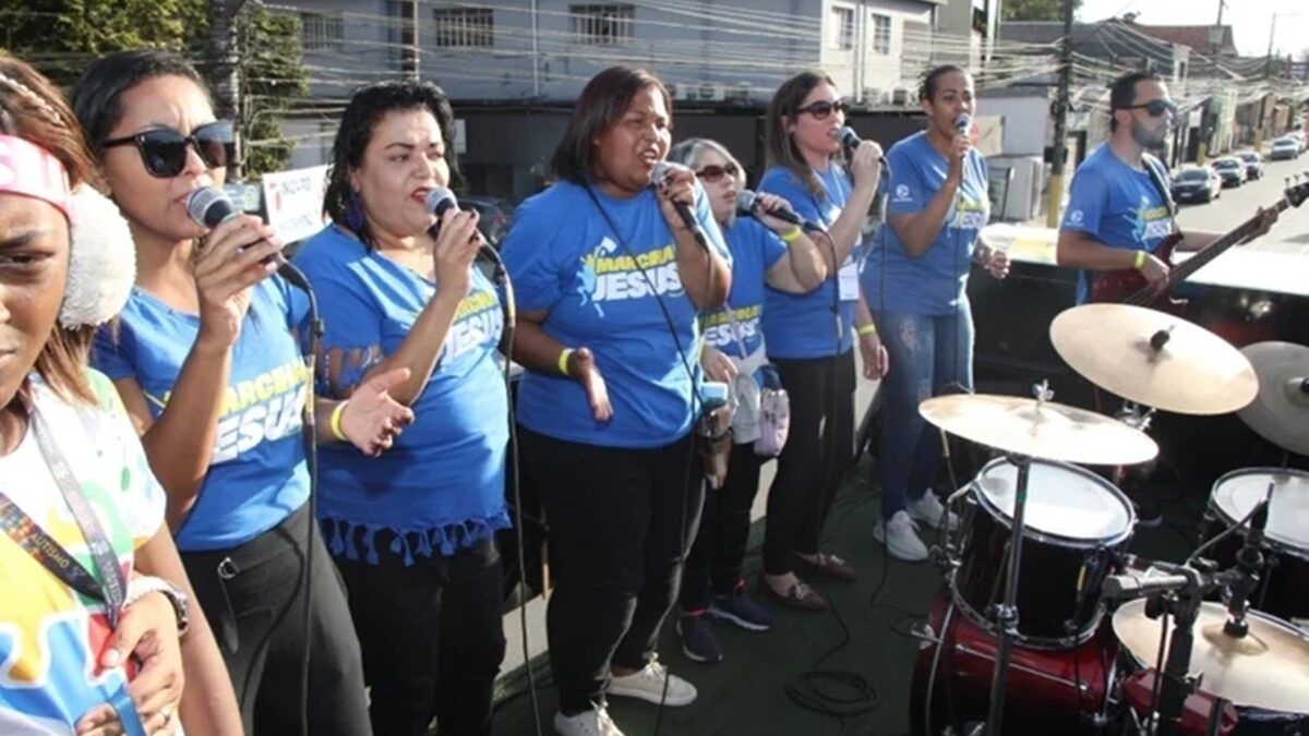 Marcha para Jesus 2026 reúne fiéis em Ribeirão Pires neste sábado