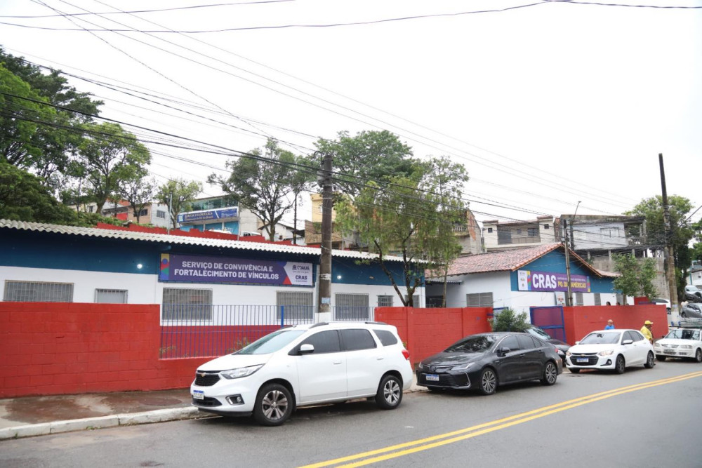 Fachada do CRAS do Jardim Zaíra em Mauá