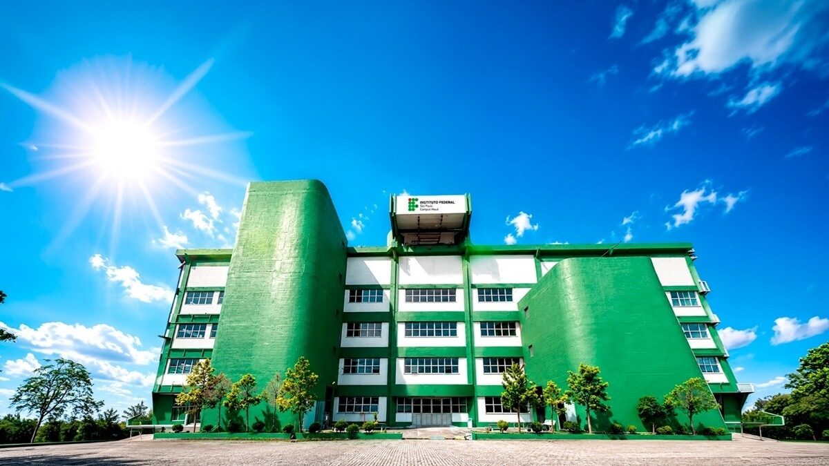 Fachada do campus do Instituto Federal de Educação em Mauá