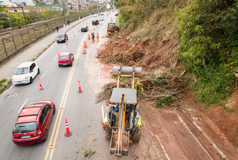 Obra de contenção de R$ 4,8 milhões avança no Guapituba, em Mauá