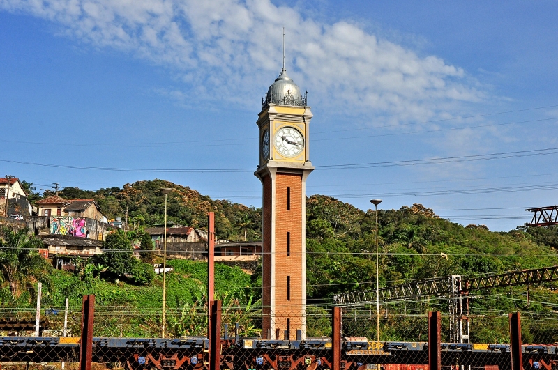 Torre do relógio de Paranapiacaba, cartão-postal do turismo em Santo André