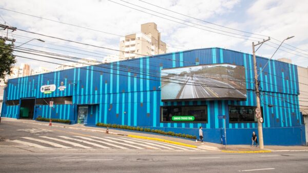 Fachada do Smart Sanca, centro de inteligência e segurança de São Caetano do Sul