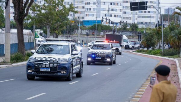 Viaturas da GCM de São Caetano do Sul em patrulhamento