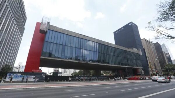 Fachada do MASP na Avenida Paulista, em São Paulo