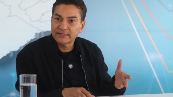 Marcos Pereira, presidente do Republicanos, durante entrevista