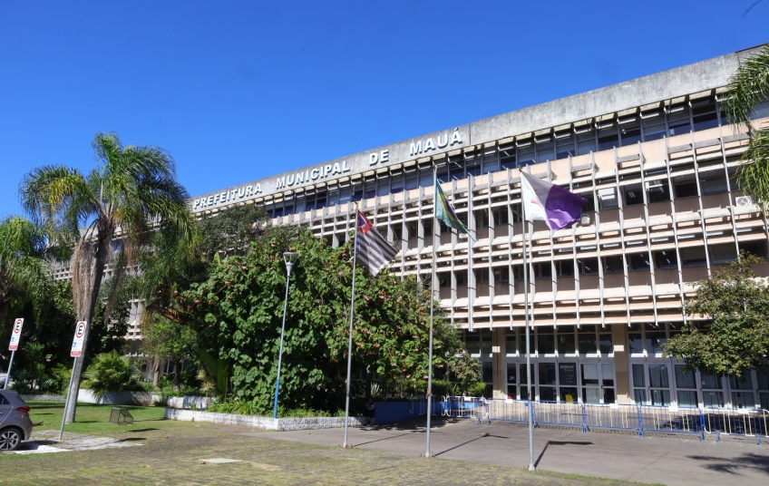 Fachada da Prefeitura Municipal de Mauá