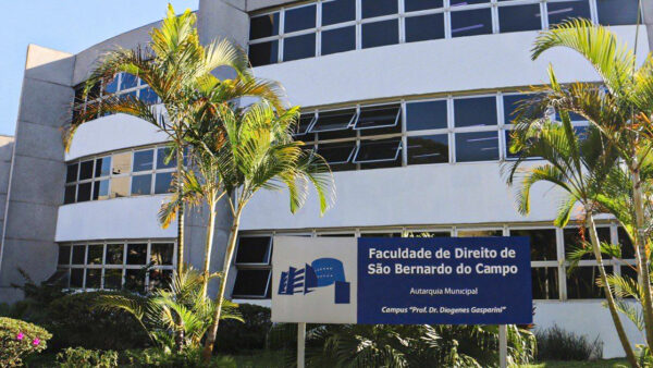 Fachada da Faculdade de Direito de São Bernardo do Campo