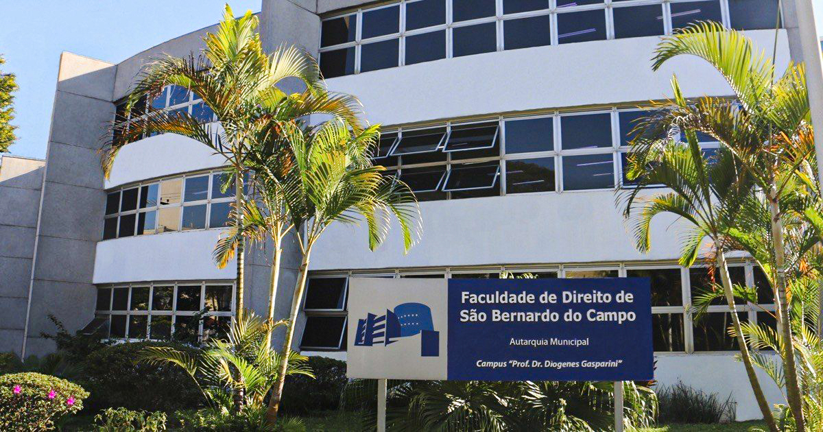 Fachada da Faculdade de Direito de São Bernardo do Campo