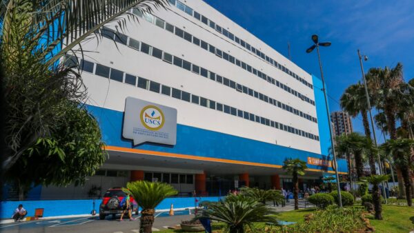 Fachada do campus da USCS, Universidade Municipal de São Caetano do Sul
