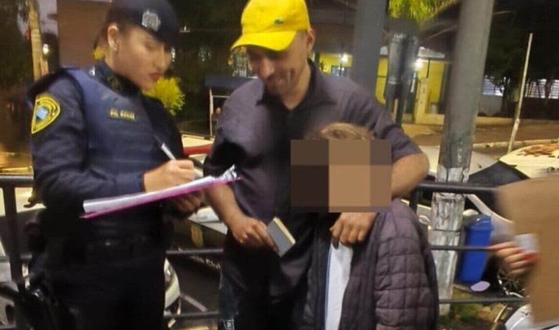 Guarda civil municipal registra ocorrência ao lado de homem e criança encontrada sozinha em Diadema