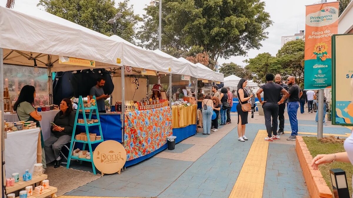 Feira de artesanato do Festival da Primavera e das Flores em São Bernardo, edição de 2025