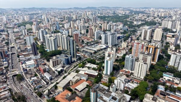 Vista aérea de Santo André, SP